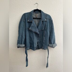 Active USA Denim moto style jacket